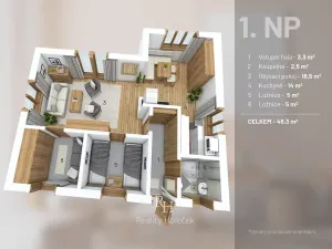 Prodej chaty, Mšecké Žehrovice, 49 m2
