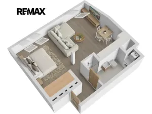 Prodej bytu 1+kk, Pardubice, Železničního pluku, 43 m2