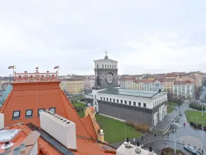 Pronájem bytu 2+kk, Praha - Vinohrady, náměstí Jiřího z Poděbrad, 160 m2