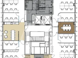 Pronájem kanceláře, Praha - Holešovice, Pod dráhou, 700 m2