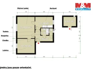 Pronájem bytu 2+1, Plzeň - Koterov, Topolová, 60 m2