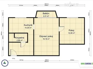 Pronájem bytu 2+1, Zábřeh, 17. listopadu, 51 m2