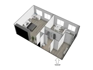 Prodej bytu 2+kk, Letovice, Komenského, 50 m2