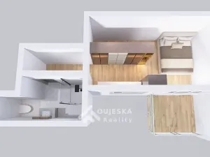 Pronájem bytu 2+kk, Ivančice, Žerotínovo náměstí, 55 m2