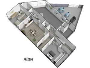 Pronájem rodinného domu, Čebín, 201 m2