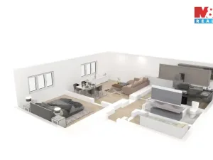 Pronájem bytu 2+1, Pardubice - Zelené Předměstí, Lexova, 61 m2