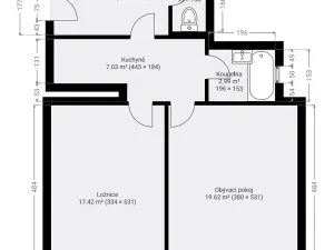 Prodej bytu 2+1, Praha - Žižkov, Lucemburská, 52 m2