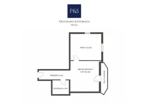 Prodej bytu 2+kk, Praha - Kbely, Rackova zahrada, 54 m2