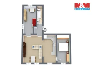 Prodej bytu 3+1, Karlovy Vary, Moskevská, 72 m2