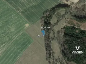 Prodej podílu pole, Budislav, 405 m2