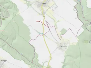 Dražba pozemku, Březník, 488 m2