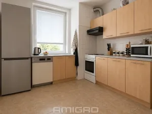 Pronájem bytu 1+kk, Brno, Absolonova, 41 m2
