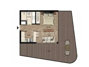 Prodej bytu 1+kk, Taqah, Omán, 101 m2