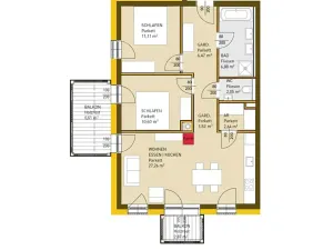 Prodej apartmánu, Bad Mitterndorf, Rakousko, Kulmhofweg, 71 m2