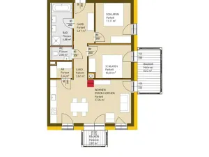 Prodej apartmánu, Bad Mitterndorf, Rakousko, Kulmhofweg, 71 m2