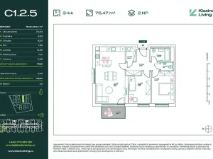 Prodej bytu 3+kk, Kladno, Pražská, 71 m2