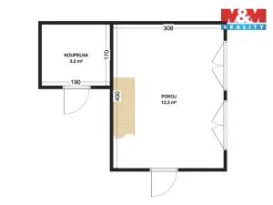Prodej chaty, Kutná Hora - Perštejnec, 16 m2