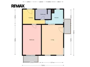 Pronájem bytu 2+1, Praha - Koloděje, U Floriána, 54 m2