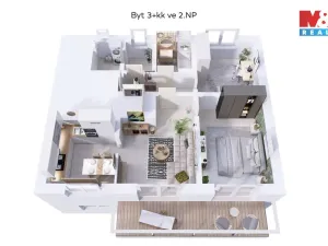 Prodej bytu 3+kk, Kamenný Újezd, 79 m2