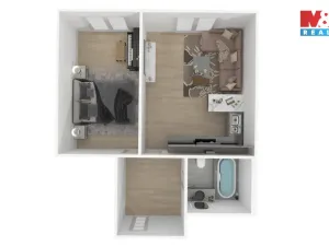 Prodej bytu 2+kk, Praha - Modřany, Zlochova, 49 m2