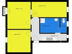 Prodej bytu 3+kk, Kutná Hora, Fučíkova, 55 m2