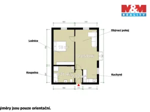 Prodej bytu 2+kk, Sušice - Sušice III, Hájkova, 59 m2