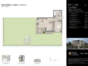 Prodej bytu 2+kk, Praha - Dolní Chabry, Měděnecká, 53 m2