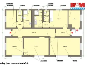 Pronájem kanceláře, Trstěnice, 120 m2