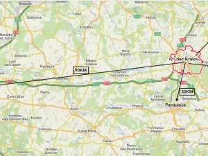 Pronájem bytu 1+1, Hradec Králové - Nový Hradec Králové, Jana Masaryka, 38 m2