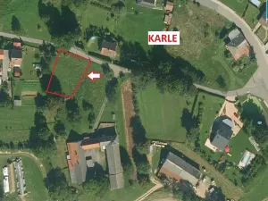 Prodej pozemku pro bydlení, Karle, 755 m2