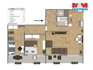 Prodej bytu 3+1, Brandýs nad Labem-Stará Boleslav, Jasanová, 81 m2