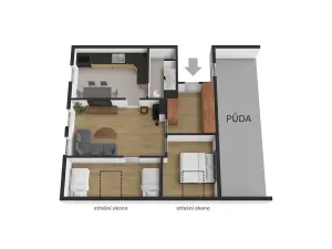 Prodej bytu 3+1, Harrachov, 65 m2