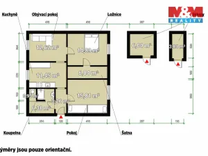 Prodej bytu 3+1, Plzeň - Koterov, Topolová, 72 m2