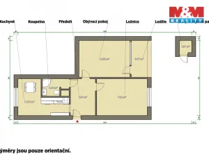 Prodej bytu 2+1, Tachov, Bělojarská, 56 m2