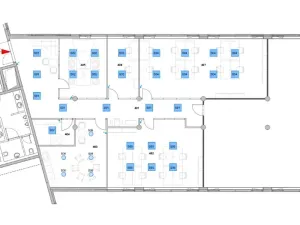 Pronájem kanceláře, Praha - Karlín, Sokolovská, 230 m2
