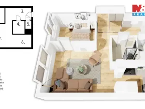 Prodej bytu 2+kk, Beroun - Beroun-Město, Košťálkova, 39 m2