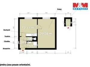 Prodej bytu 1+1, Klatovy - Klatovy II, K Letišti, 39 m2