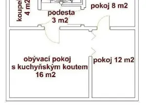 Pronájem bytu 2+kk, Praha, Nad Rohatci, 43 m2