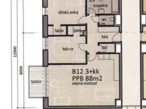Pronájem bytu 3+kk, Turnov, Žižkova, 88 m2