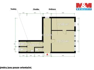 Pronájem kanceláře, Nepomuk, Na Vinici III., 60 m2
