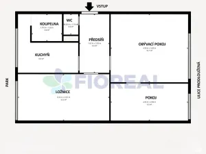 Prodej bytu 3+1, Pardubice, Prodloužená, 57 m2