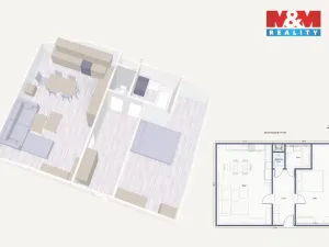 Prodej bytu 2+kk, Praha - Libeň, Na sypkém, 65 m2