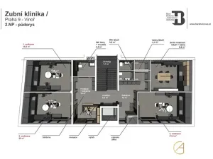 Pronájem ordinace, Praha - Vinoř, Mladoboleslavská, 305 m2