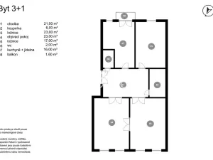 Prodej bytu 3+1, Praha - Staré Město, Vězeňská, 108 m2