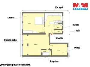 Prodej bytu 3+1, Tři Sekery, 96 m2