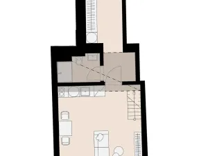 Pronájem bytu 1+kk, Praha - Žižkov, Jeronýmova, 30 m2