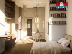 Prodej bytu 1+kk, Praha - Holešovice, Vinařská, 22 m2