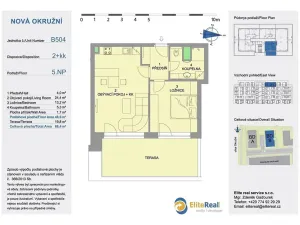 Pronájem bytu 2+kk, Olomouc, Frištenského, 48 m2