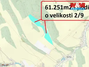 Prodej louky, Stárkov - Bystré, 121606 m2