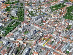 Pronájem bytu 1+kk, Brno, Körnerova, 15 m2